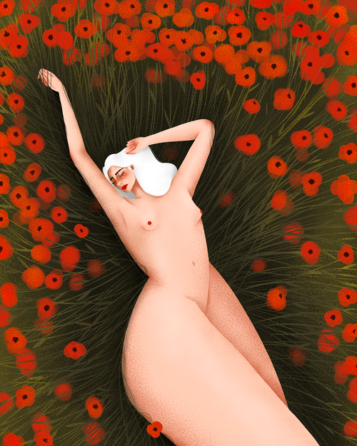 Déesse aux Coquelicots